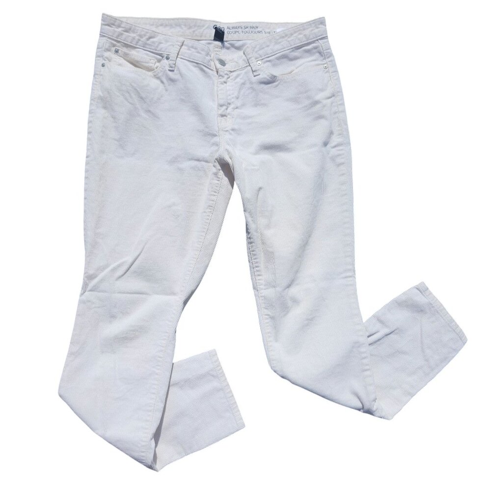 GAP Women’s Size 10 Always Skinny Corduroy Pants 5-Pocket Soft Stretch Fit